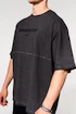 Moška majica Nebbia  Washed-off Oversized Heavyweight Cotton T-shirt NO SHORTCUTS Black