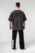 Moška majica Nebbia  Washed-off Oversized Heavyweight Cotton T-shirt NO SHORTCUTS Black