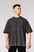 Moška majica Nebbia  Washed-off Oversized Heavyweight Cotton T-shirt NO SHORTCUTS Black