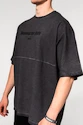 Moška majica Nebbia  Washed-off Oversized Heavyweight Cotton T-shirt NO SHORTCUTS Black