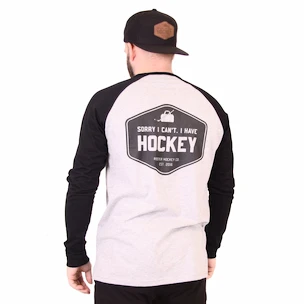 Moška majica Roster Hockey  SORRY RAGLAN GreyBlack Senior