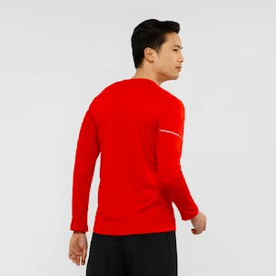 Moška majica Salomon  Agile LS Tee red  S