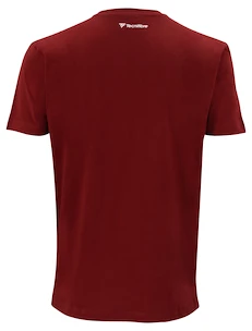 Moška majica Tecnifibre  Club Cotton Tee Cardinal