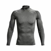 Moška majica Under Armour  HeatGear Armour Comp Mock LS Gray