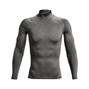 Moška majica Under Armour  HeatGear Armour Comp Mock LS Gray