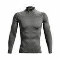 Moška majica Under Armour  HeatGear Armour Comp Mock LS Gray