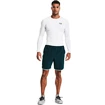 Moška majica Under Armour HeatGear Comp LS White