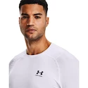 Moška majica Under Armour HeatGear Fitted LS White