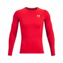 Moška majica Under Armour  HG Armour Comp LS-RED