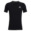 Moška majica Under Armour  HG Armour Fitted SS-BLK  XL