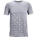 Moška majica Under Armour  Seamless Wordmark SS Grey  S