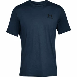 Moška majica Under Armour Sportstyle Left Chest SS Dark Blue