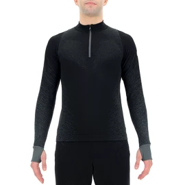 Moška majica UYN Running Exceleration Shirt LS Zip Up Black