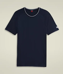 Moška majica Wilson  M Team Seamless Crew Classic Navy