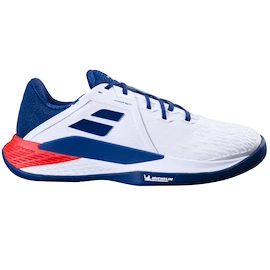 Moška obutev za tenis Babolat Propulse Fury 3 Clay Men White/Estate Blue