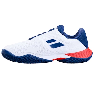 Moška obutev za tenis Babolat Propulse Fury 3 Clay Men White/Estate Blue