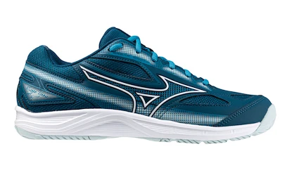 Moška obutev za tenis Mizuno  BREAK SHOT 4 AC Moroccan Blue/White/Blue Glow