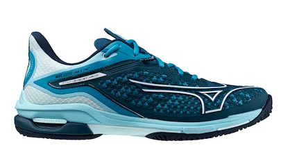 Moška obutev za tenis Mizuno Wave Exceed TOUR 6 AC Moroccan Blue/White/Blue Topaz