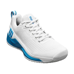 Moška obutev za tenis Wilson Rush Pro 4.5 White/Atomic Blue