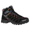 Moška obutev za uporabo na prostem Salewa MS Alp Mate Mid PTX Ombre Black Out/Fluo Orange  UK 8,5