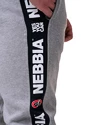 Moška trenirka Nebbia Golden Era sweatpants 196 light grey