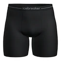 Moške boksarice Icebreaker Merino Anatomica Long Boxers Black