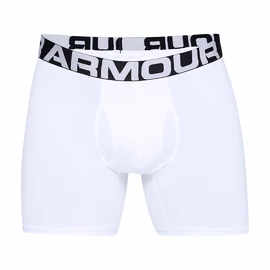 Moške boksarice Under Armour Charged Cotton 6in 3 Pack-WHT