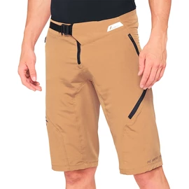 Moške kolesarske kratke hlače 100% Airmatic Shorts Caramel