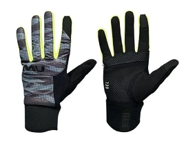 Moške kolesarske rokavice NorthWave Fast Gel Glove Anthra/Yellow Fluo