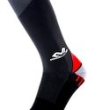 Moške kompresijske nogavice McDavid  Elite Active Compression Socks 8842 Black/Scarlet