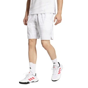 Moške kratke hlače adidas  Club Graphic Short White/Grey