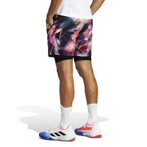 Moške kratke hlače adidas  Melbourne Ergo Tennis Graphic Shorts Multicolor/Black XXL