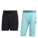 Moške kratke hlače adidas  Paris 2 in 1 Short Carbon