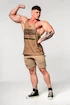 Moške kratke hlače Nebbia  Gym Sweatshorts GYM BRO Light Brown