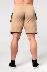 Moške kratke hlače Nebbia  Gym Sweatshorts GYM BRO Light Brown