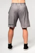 Moške kratke hlače Nebbia  Washed-off Gym Sweatshorts NO BS Light Grey