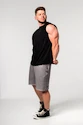 Moške kratke hlače Nebbia  Washed-off Gym Sweatshorts NO BS Light Grey