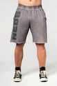 Moške kratke hlače Nebbia  Washed-off Gym Sweatshorts NO BS Light Grey M