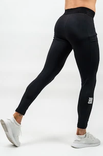 Moške pajkice Nebbia Thermal Sports Leggings RECOVERY black