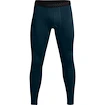 Moške pajkice Under Armour ColdGear Rush Leggings Blue Note  M