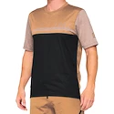 Moški kolesarski dres 100%  Airmatic Jersey Caramel/Black L