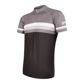 Moški kolesarski dres Sensor Cyklo Summer Stripe Black/Grey