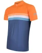 Moški kolesarski dres Sensor  Cyklo Summer Stripe Blue/Orange