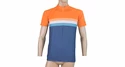 Moški kolesarski dres Sensor  Cyklo Summer Stripe Blue/Orange