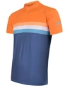 Moški kolesarski dres Sensor  Cyklo Summer Stripe Blue/Orange