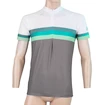 Moški kolesarski dres Sensor  Cyklo Summer Stripe Grey/Green