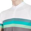 Moški kolesarski dres Sensor  Cyklo Summer Stripe Grey/Green