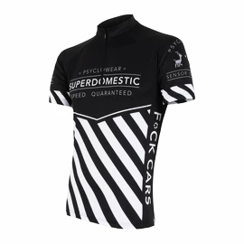 Moški kolesarski dres Sensor Cyklo Superdomestic Black