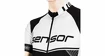 Moški kolesarski dres Sensor  Cyklo Team Up Black/White