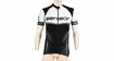 Moški kolesarski dres Sensor  Cyklo Team Up Black/White